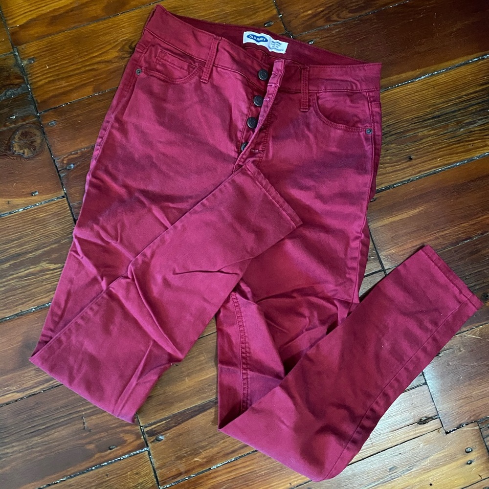 Red ON Rockstar Jeans